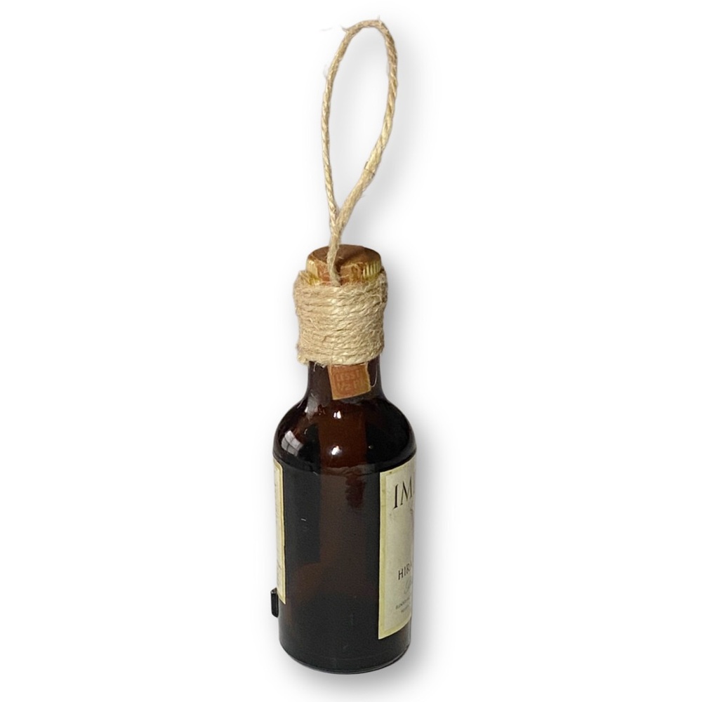 Imperial Blended Whiskey Hiram Walker Artisan Vintage Glass Bottle Ornament - Picture 4 of 6
